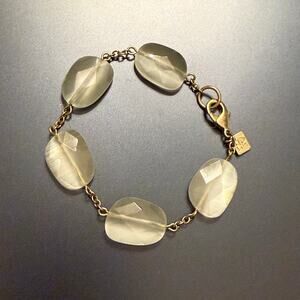 Banana Republic Faceted Chunky Bead Link Bracelet